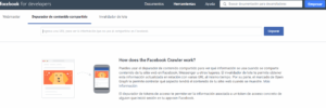 Debugger – Depurador de contenido compartido facebook