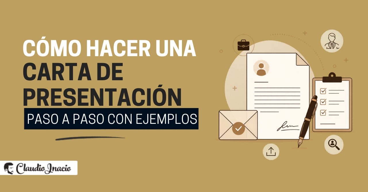cómo hacer una carta de presentación con ejemplos cortos paso a paso