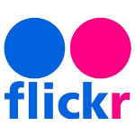 logo de Flickr el banco de imágenes free