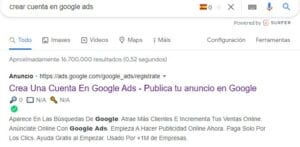 Cómo crear una cuenta en Google Ads