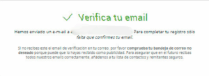 verificar cuenta infoempleo por email