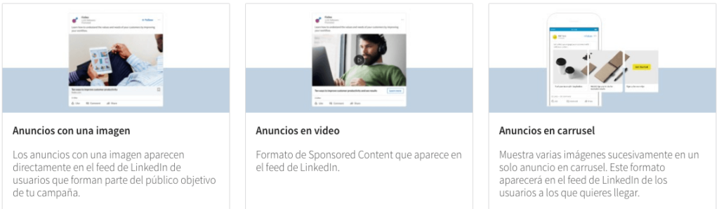 Sponsored Content o contenido patrocinado en linkedin