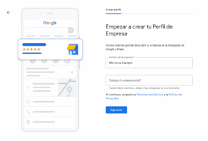 Categoría de la empresa