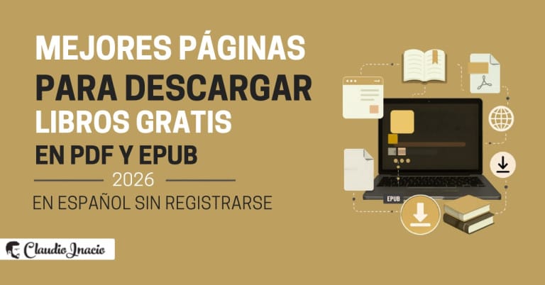 Mejores páginas para descargar libros gratis PDF y EPUB en español