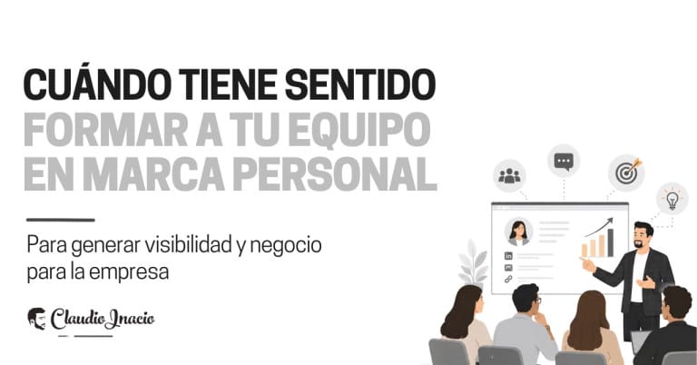 Formación en marca personal para empresas: cuándo hacerla